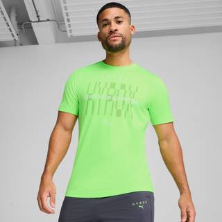 Men&#39;s Puma x HYROX Train All Day T-Shirt, Green, Size M, Clothing - Green Glare - M