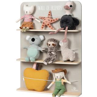 Bamse-hotel - Wall of Friends (grå/natur)