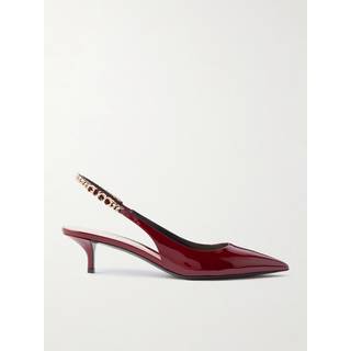 Gucci Gucci Signoria patent leather slingback pumps - red - EU 40.5