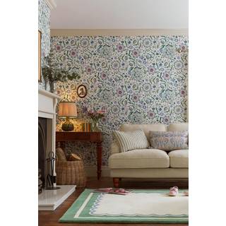 Joules Wallpaper Festival Flowers 128959