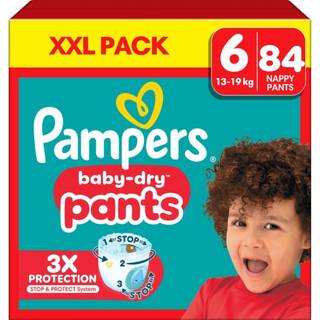Pampers Baby Dry Pants Bleer Str. 6 13-19 kg XXL 84-pak