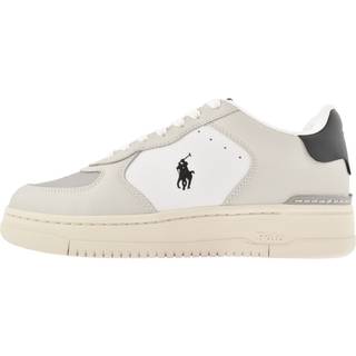 Polo Ralph Lauren Masters Court Sneaker Tonal Bianco