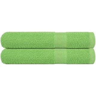 saunahåndklæder 2 stk. 80x200 cm 360g/m2 100 % bomuld æblegrøn