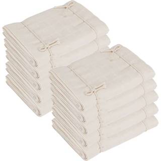 Naturebaby Økologiske Stofbleer/Minisvøb - 10-pak - Natural White