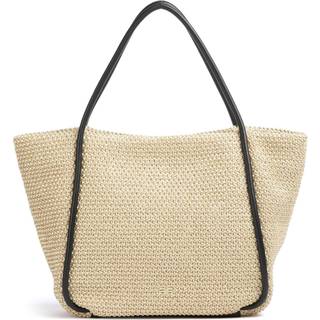 Abro Maglia Raffia Willow Shopper taske natur/sort