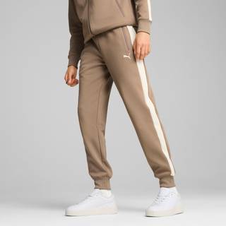 Men&#39;s Puma T7 ALWAYS ON Track Pants, Brown, Size S, Clothing - Totally Taupe - S