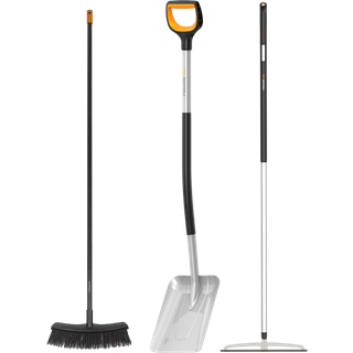 Fiskars Havesæt med kost, skovl og haverive