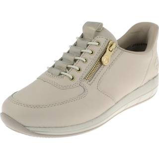 Rieker W Sko Beige  - N1156-60 38