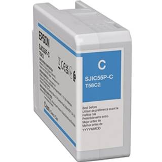 Epson Cyan blækpatron til Epson D6000/6500 - 50 ml ( SJIC55 )