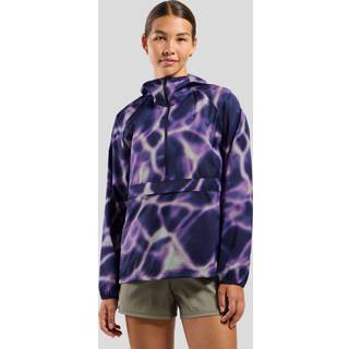 Odlo Zeroweight Print Running Jacket Women - Violet, Size XL - violet