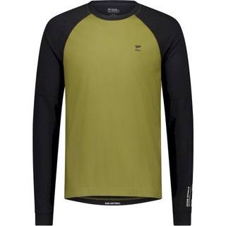 Mons Royale Tarn Merino Bike Wind Jersey Cykeljersey Herrer størrelse L farve olivengrøn/sort