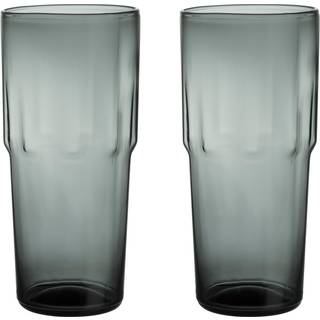Iittala Solare Højt Drikke 39 Cl 2-pak Steel Grey - Drikkeglas Glas Stålgrå - 1079459