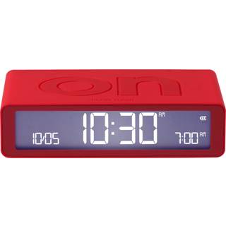Lexon LR157R4 Digital-Wecker Flip Classic Rot