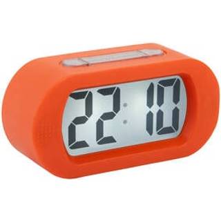 Karlsson Gummy vækkeur 14x7x5cm mørk orange