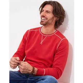 Joe Browns Joe Browns Red Casual Contrast Stitch 100% Cotton Sweatshirt