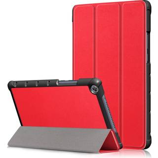 Huawei MediaPad M5 Lite 8 Tri-Fold Læder Cover Rød