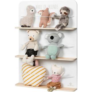 Bamse-hotel - Wall of Friends (hvid/natur)