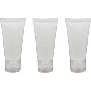 DNHCLL 10pcs 15 ml tom genanvendelig plast Tom rejse Kosmetiske bløde rør Flaskebeholder med flip cap bruser lotion renser pakning prøve flasker