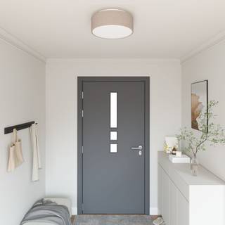 Loftlampe Gråbrun 38 x 13,5 cm Stof