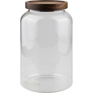 Mette Ditmer Luna krukke Med Låg 20 Cm - Opbevaringskrukker & Låg Glas Klar - LUNJAL00