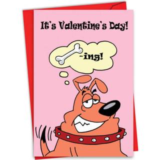 NobleWorks - Valentinsdag k?rlighed lyk?nskningskort med 5 x 7 tommer konvolut (1 kort) ferieudbening 2164