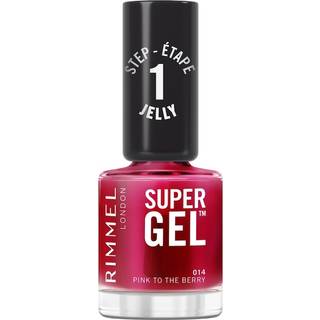 Rimmel Super Gel Geleneglelak uden UV/LED forsegling Skygge 014 Pink To The Berry 12 ml - 12 ml