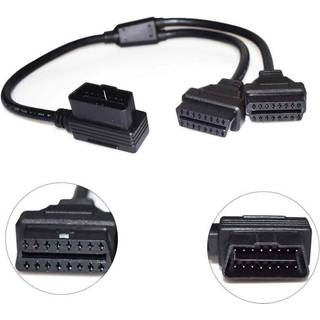 VGATE 16 PIN OBD2 OBDII Diagnostic Extender Splitter Extension Cab