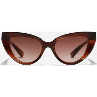 Dolce & Gabbana Kvinde DG4497 322113 Solbriller Acetat Skildpadde Brun Cat Eye Normal Skygge