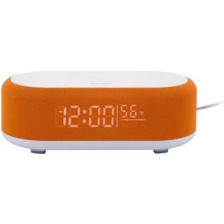 Karlsson Vogue vækkeur med telefonoplader 9,8x7cm orange