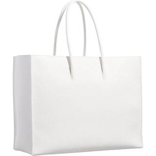 Coccinelle Myrtha Maxi Logo Shopper taske hvid