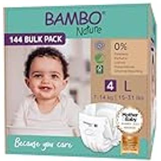 Bambo Nature svanemærket børne bleer str. 4, 7-14 kg