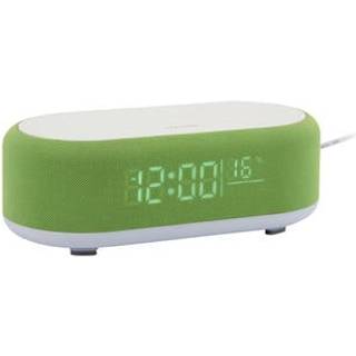 Karlsson Vogue vækkeur med telefonoplader 9,8x7cm grøn