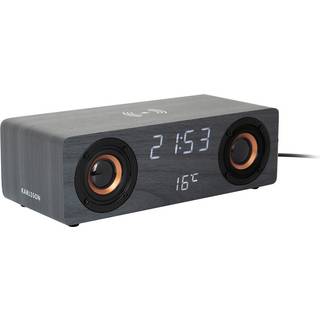 Karlsson vækkeur Classic BT speaker Radio 10,2x8cm sort