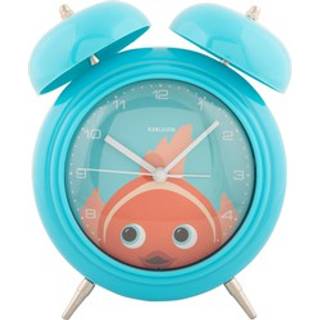 Karlsson Peekaboo Goldfish vækkeur blå