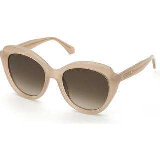 Twinset Kvinde STW070 09XA Solbriller Acetat Beige Brun Sommerfugl Normal Skygge
