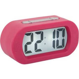 Karlsson Gummy vækkeur 14x7x5cm lyserød