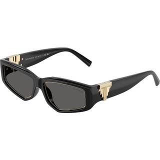 Tiffany Unisex TF4234U 8001S4 Solbriller Injiceret Sort Grå Geometrisk Normal