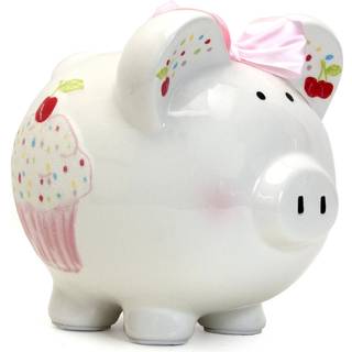 Barn til at værne om keramisk piggy bank til piger drys cupcake