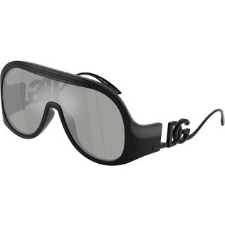 Dolce & Gabbana Kvinde DG6202 501/6G Solbriller Injiceret Sort Grå Pilot Spejlet