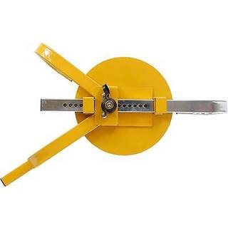 Hjullås til trailere 8-10" - Forhindrer adgang til hjulmøtrikker - Inkl. 2 stk. nøgler