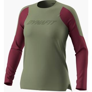 Dynafit Women's Ride L/S Cykeljersey Damer størrelse L farve olivengrøn