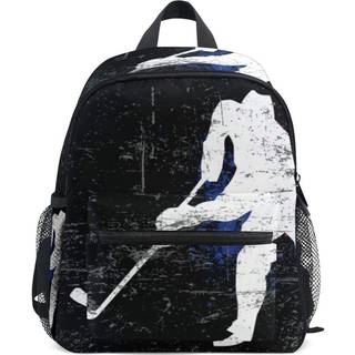 Senya Kids rygs?k Vintage Ice Hockey Player Preschool Bag til Toddler Boy Girls Schoolbag One St?rrelse