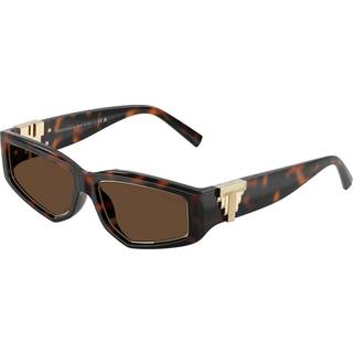 Tiffany Unisex TF4234U 80153G Solbriller Injiceret Skildpadde Brun Geometrisk Normal