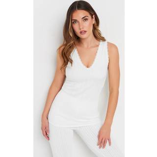 Lts Tall White Thermal Vest Top 10-12 Lts | Tall Women's Vests & Camisoles