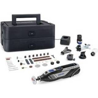 Dremel 12v multiværktøj 8250-5/65 1x2ah batteri og lader 65 tilbehørsdele
