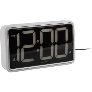 Karlsson New Retro Vækkeur KA6035WH - Unisex - 12 cm - Quartz