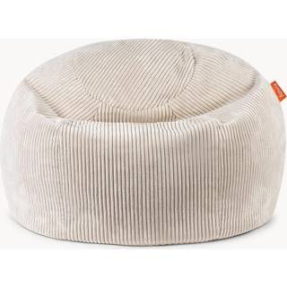 Håndlavet børnesækkestol Flora af fløjl