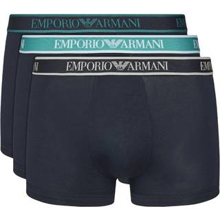 EMPORIO ARMANI Herren Trunks blau Baumwolle & Mix unifarben
