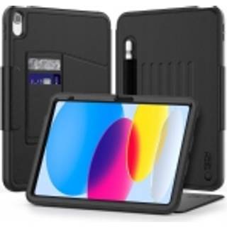 iPad 11" (2025) / iPad 10.9" (2024 / 2022) - Tech-Protect Flip Cover m. Kortholder & Pencil Holder - Sort