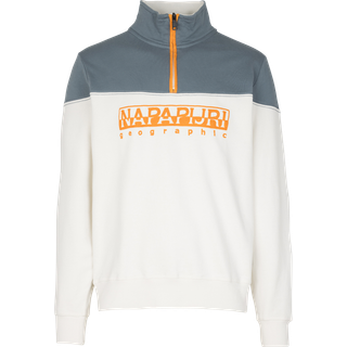 Napapijri B-Saturnia Half Zip Sweatere Herrer størrelse XL farve hvid